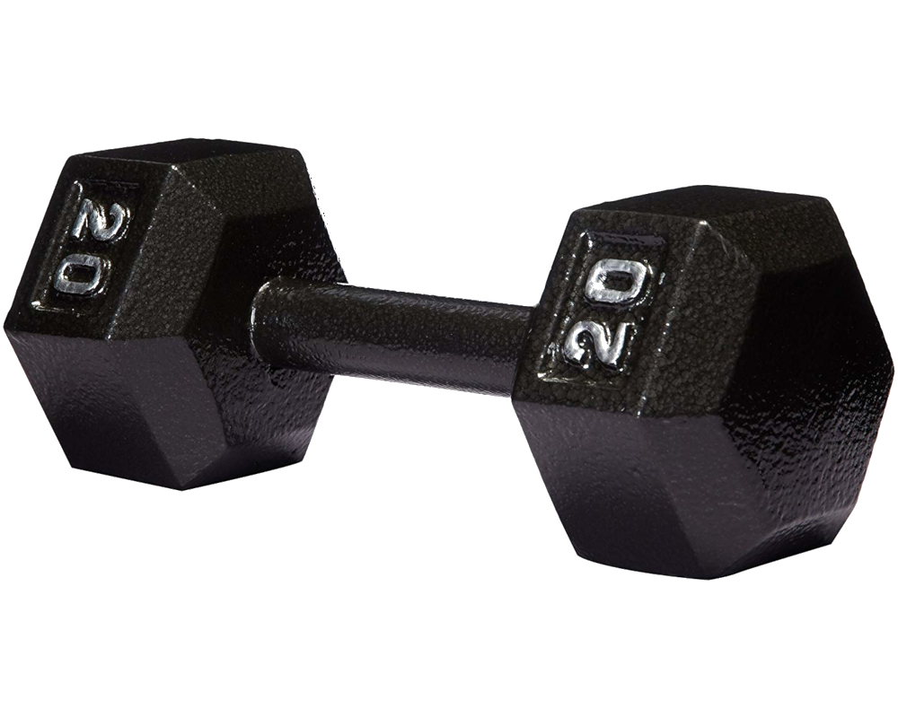 black workout weights